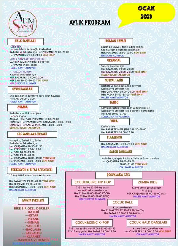Adım Sanat ve Dans Okulu - 6. Fotoğraf Adım Sanat ve Dans Okulu - 6. Fotoğraf